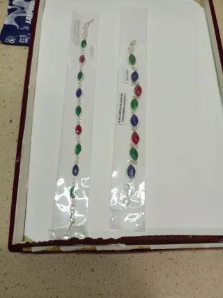 PULSERAS DE PLATA MINERALES