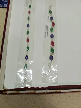 PULSERAS DE PLATA MINERALES