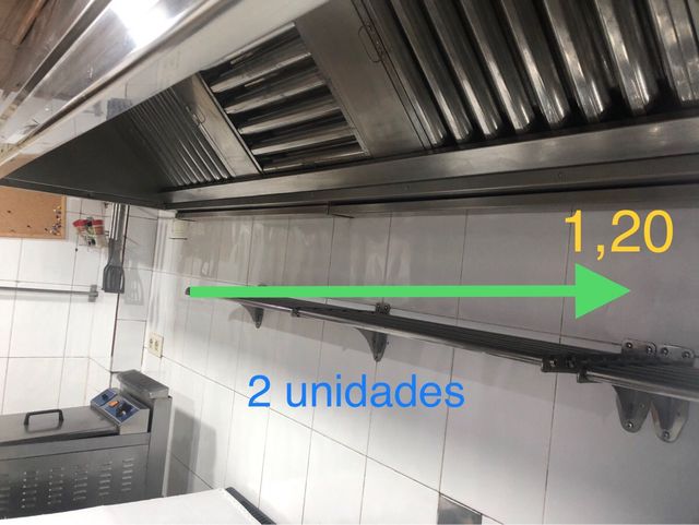 Estanterías INOX Campana (2 unidades)