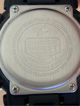 Casio G-Shock GA-100CF-1A9 Negro/Camuflaje