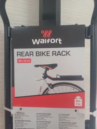 Portapacchi posteriore per bici Walfort