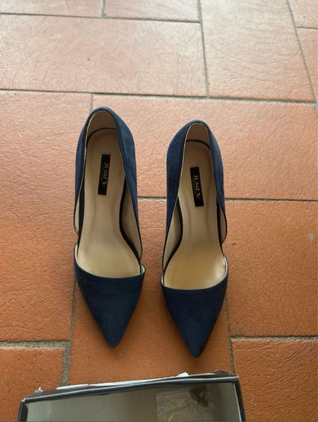 Zapatos de tacón azul Talla 36