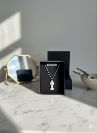 Collar Virgen del Pilar Plata de Ley 925