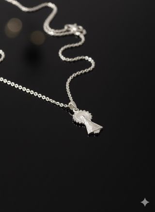 Collar Virgen del Pilar Plata de Ley 925