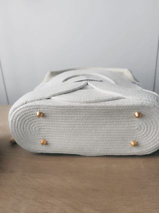 Borsa artigianale bianca