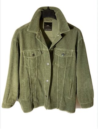 Cazadora Zara Verde pana Corduroy