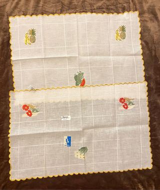 2 Tovagliette Misto lino Graziano