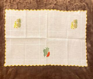 2 Tovagliette Misto lino Graziano