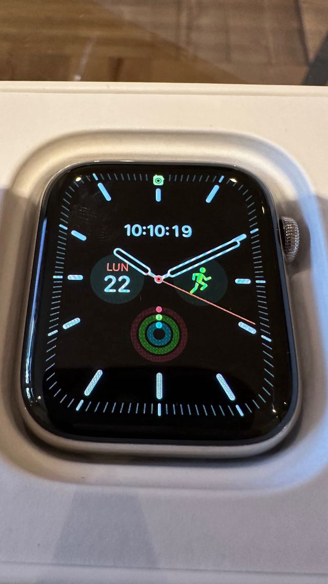 Apple Watch Series 5 44 mm, Acero Inoxidable, LTE