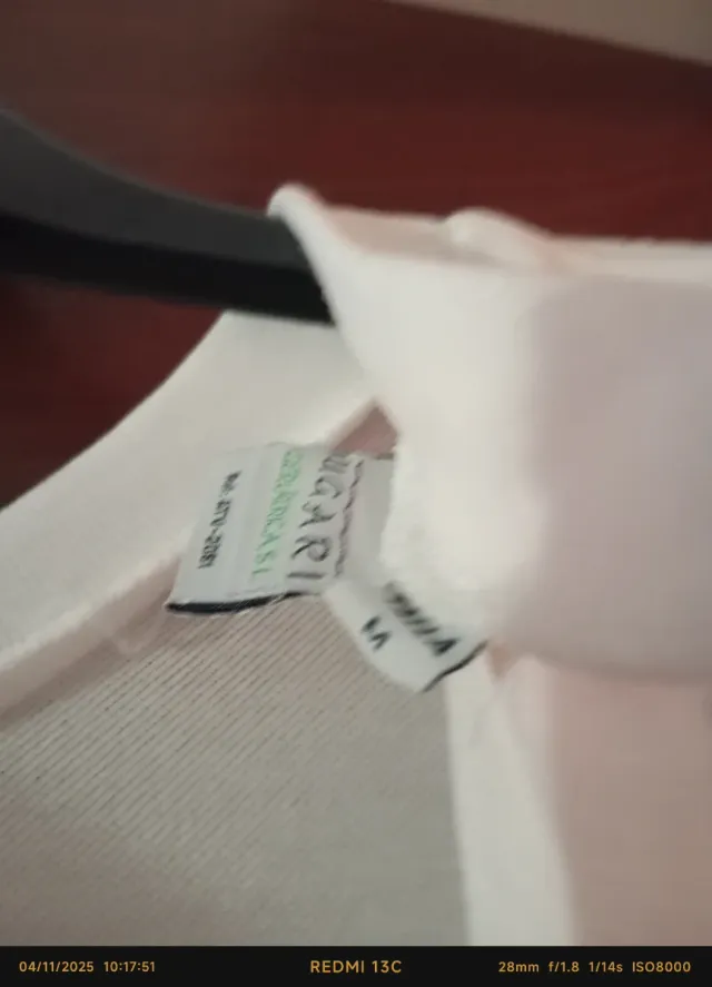 Pijama geriátrico unisex blanco