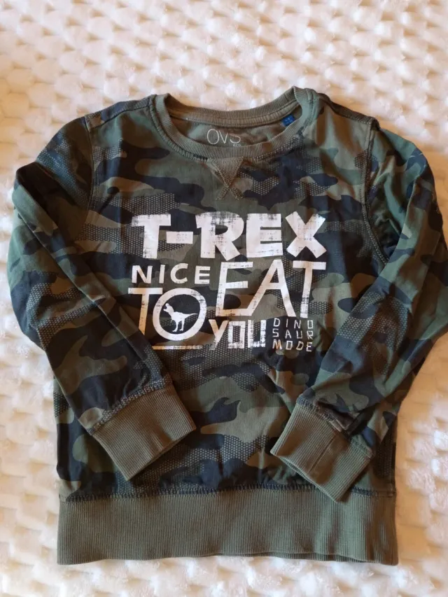 Sudadera T-Rex Camuflaje Infantil