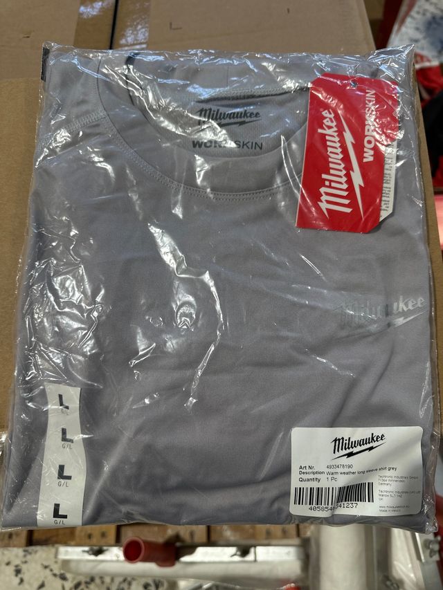 Camiseta Milwaukee Workskin gris L