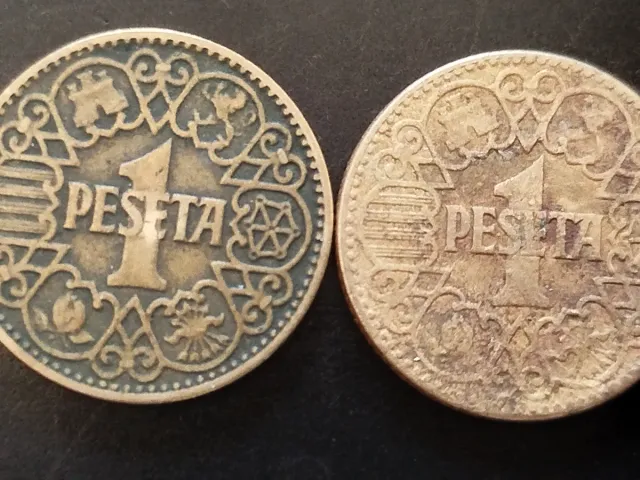 Lotto 2 Pesetas 1944 Franco