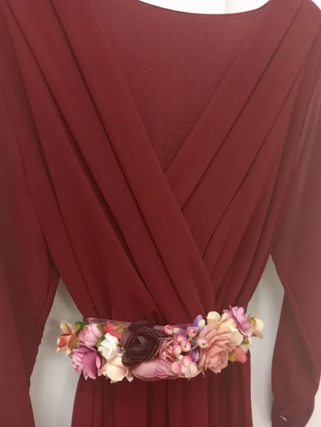 VESTIDO FIESTA‼️ BURDEOS‼️
    T.M NUEVO‼️