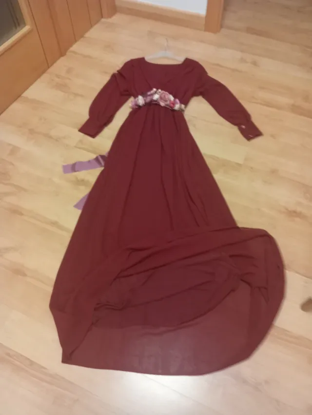 VESTIDO FIESTA‼️ BURDEOS‼️
    T.M NUEVO‼️