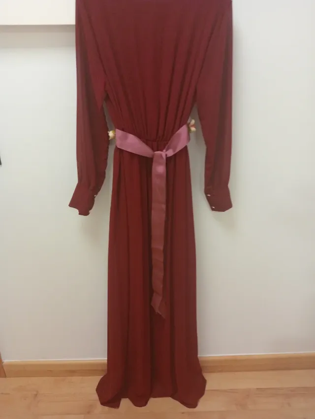 VESTIDO FIESTA‼️ BURDEOS‼️
    T.M NUEVO‼️