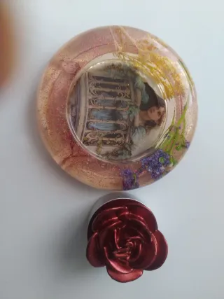 Portacandele in resina per balcone Julieta