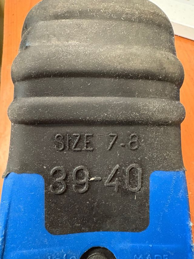 Aletas de buceo talla 39-40