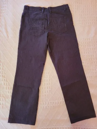 Pantaloni eleganti donna tg 42 blu