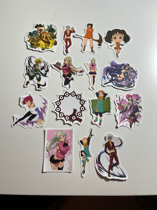 Stickers Autocolantes Seven Deadly Sins