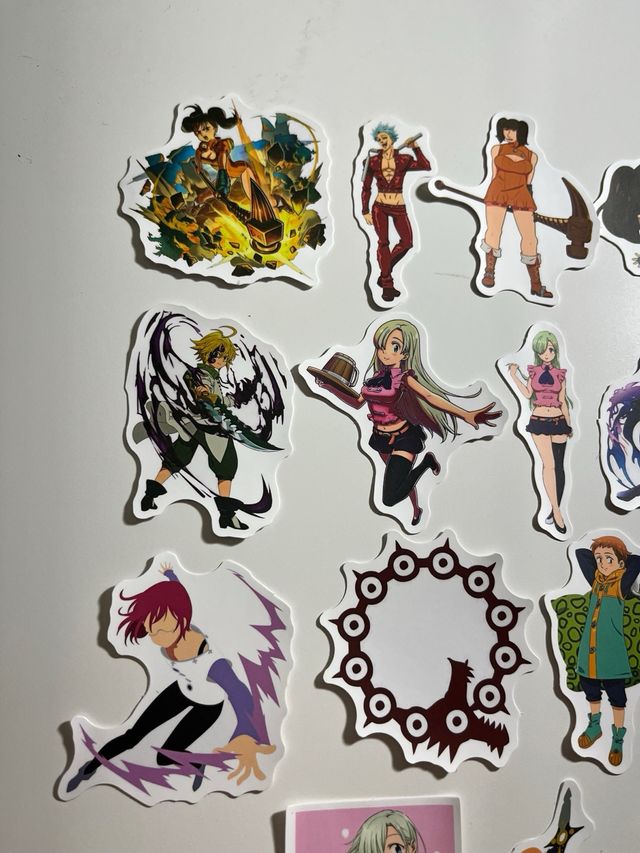 Stickers Autocolantes Seven Deadly Sins