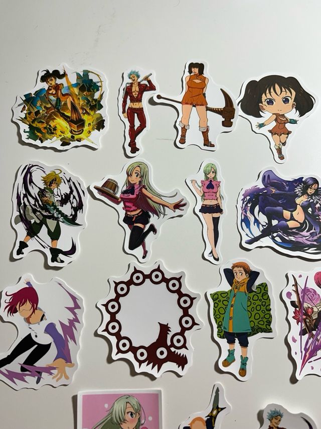 Stickers Autocolantes Seven Deadly Sins