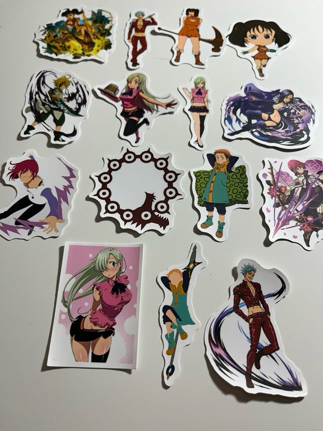 Stickers Autocolantes Seven Deadly Sins
