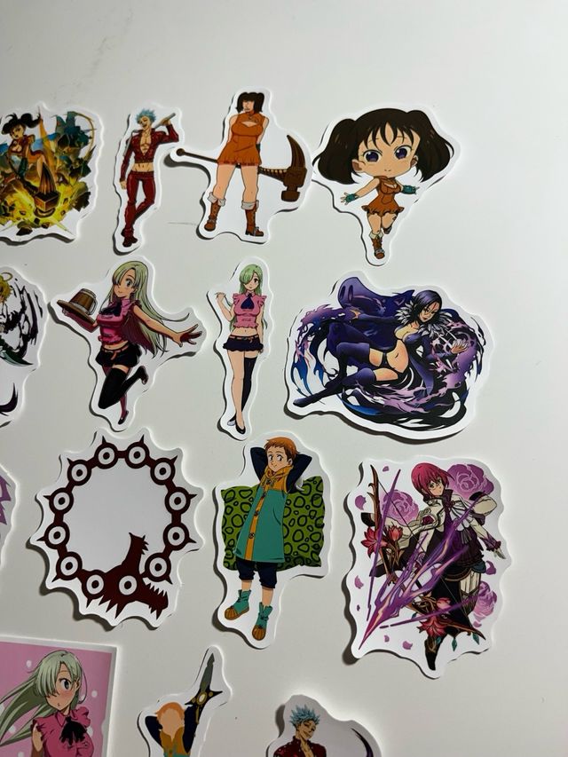 Stickers Autocolantes Seven Deadly Sins