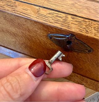 Scrittoio da viaggio antico anni '30