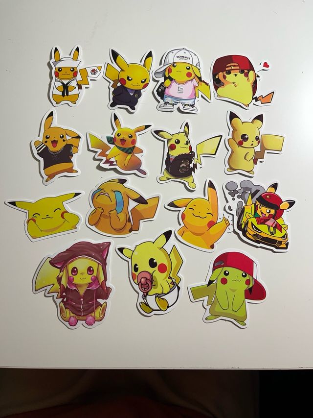 Stickers Autocolantes Pikachu Pokémon