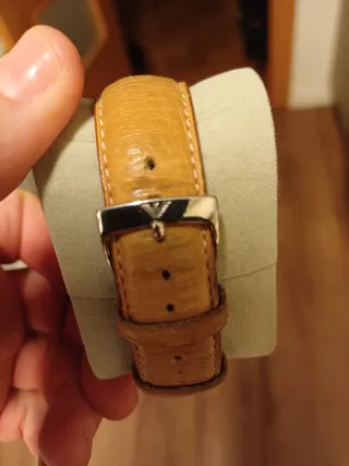 Reloj Emporio Armani Correa Marrón y Plata