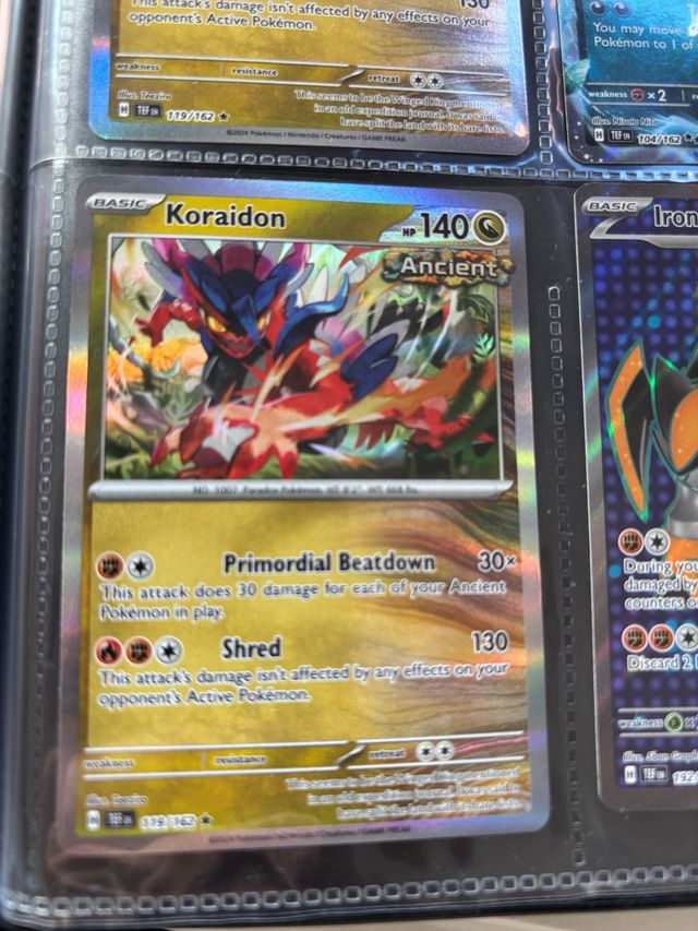 x2 Koraidon  Gengar Ex Iron Boulder Ex