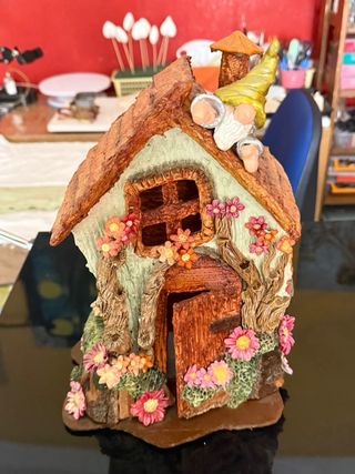 Casetta portafortuna elfo fatta a mano