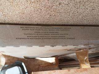 Azulejos marrón y azulejos blanco