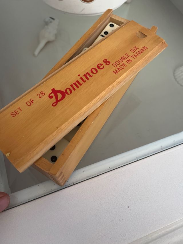 Set domino in legno da 28 pezzi