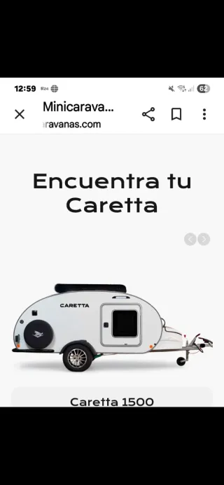 Mini caravana Caretta 1500