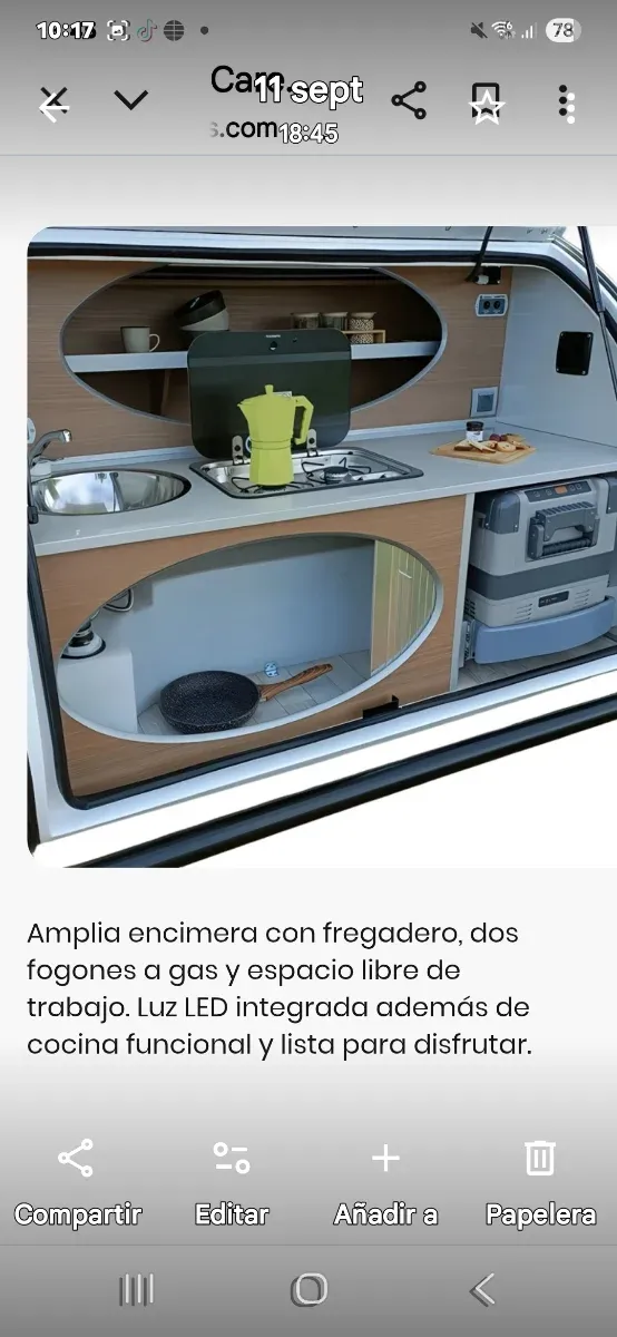 Mini caravana Caretta 1500