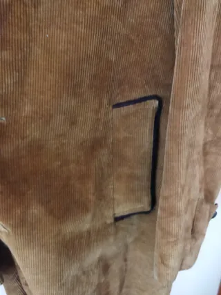 Cappotto uomo velluto imbottito pelliccia