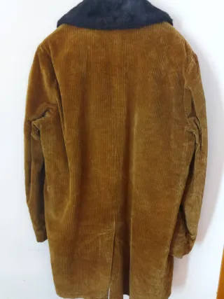 Cappotto uomo velluto imbottito pelliccia