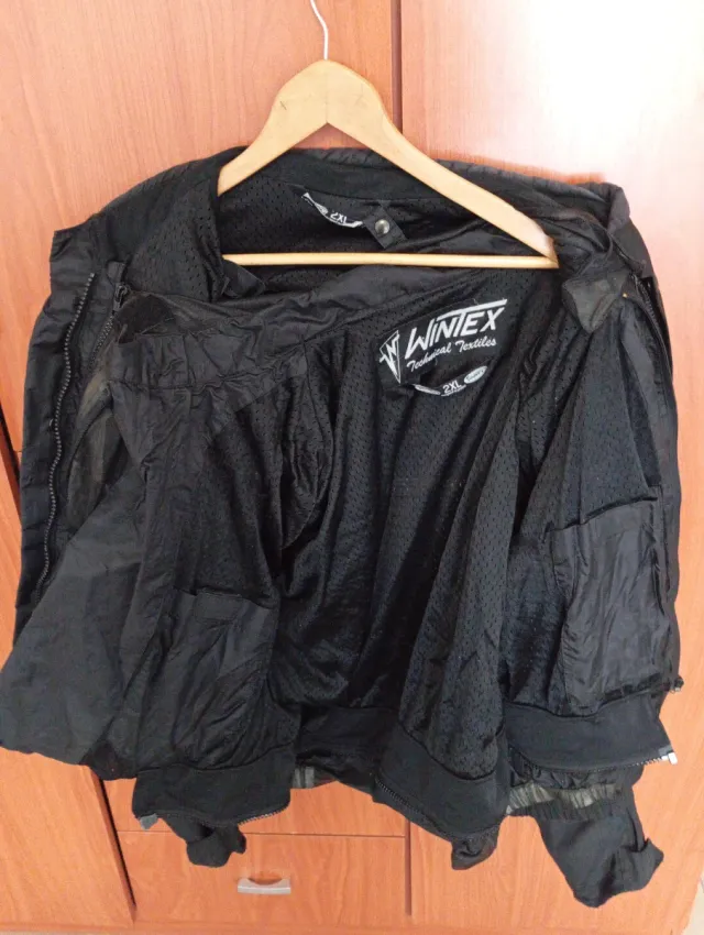Cazadora Moto WINTEX Negra/Gris talla 2XL