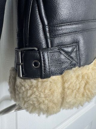 Chaqueta Zara Talla S Negra/Beige