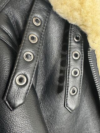 Chaqueta Zara Talla S Negra/Beige