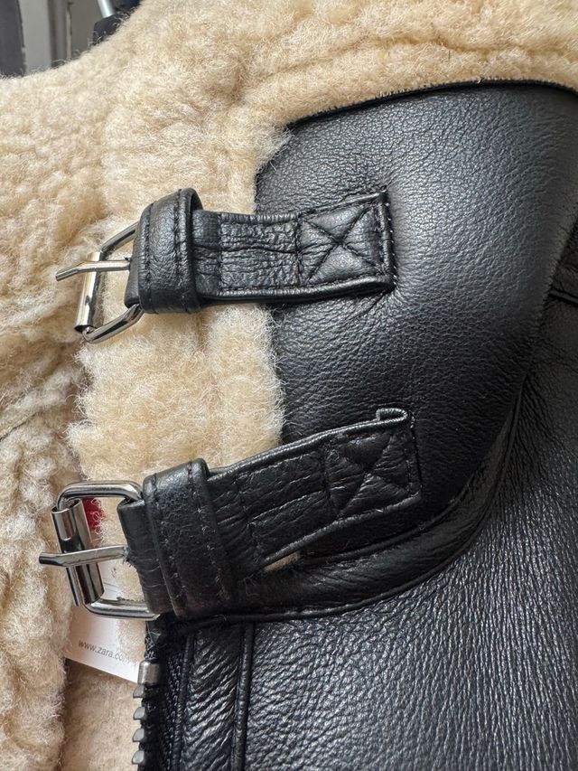 Giacca Zara Taglia S Nero/Beige