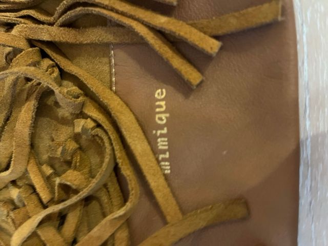 Mochila Mimique Piel con Flecos