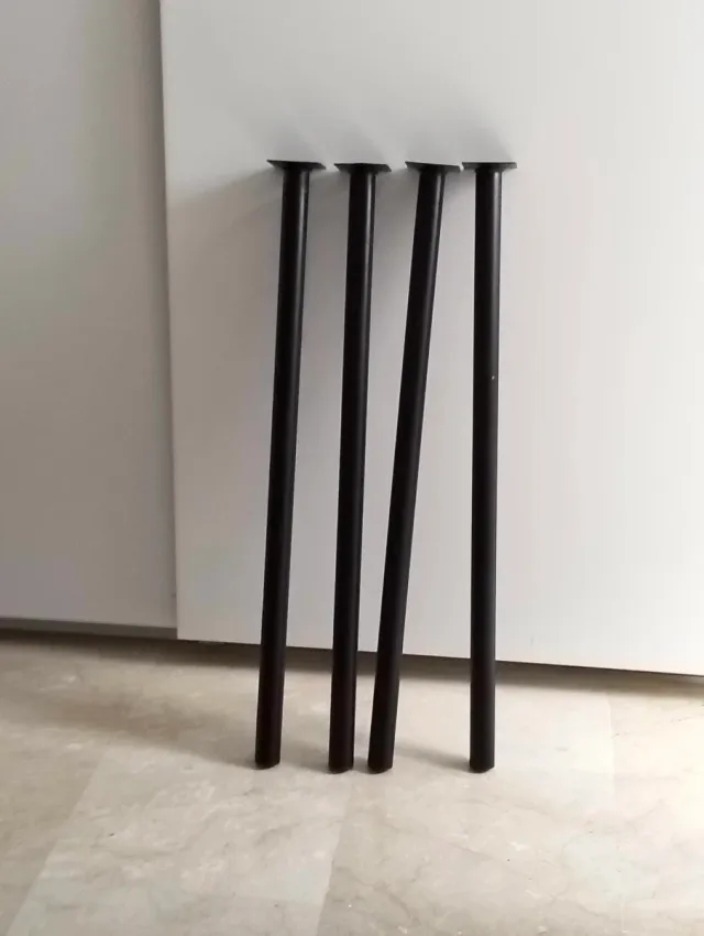 4 Patas Ikea Negras 70cm