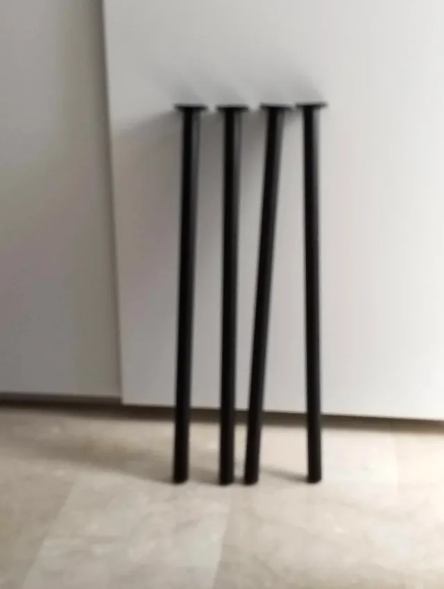 4 Patas Ikea Negras 70cm