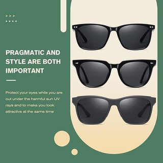 Gafas de sol polarizadas negras