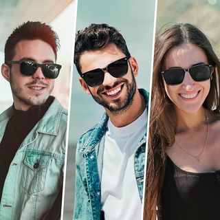 Gafas de sol polarizadas negras