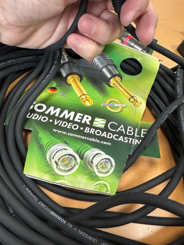 2x Cable Sommer Cable Stage 22 SGN4-0500-SW
