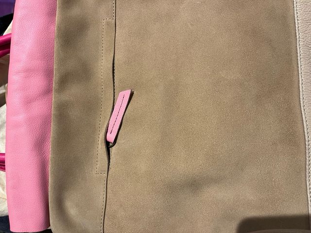 Mochila Mimique Piel Beige y Rosa